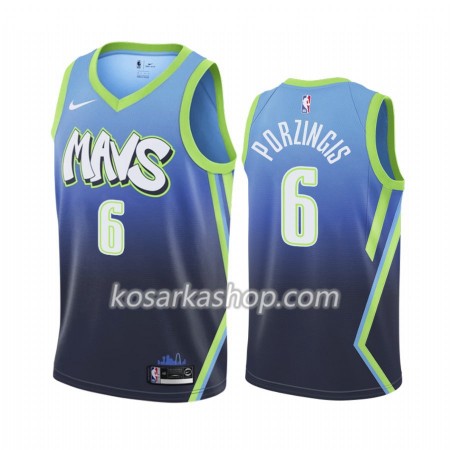 Dres Dallas Mavericks Kristaps Porzingis 6 Nike 2019-20 City Edition Swingman